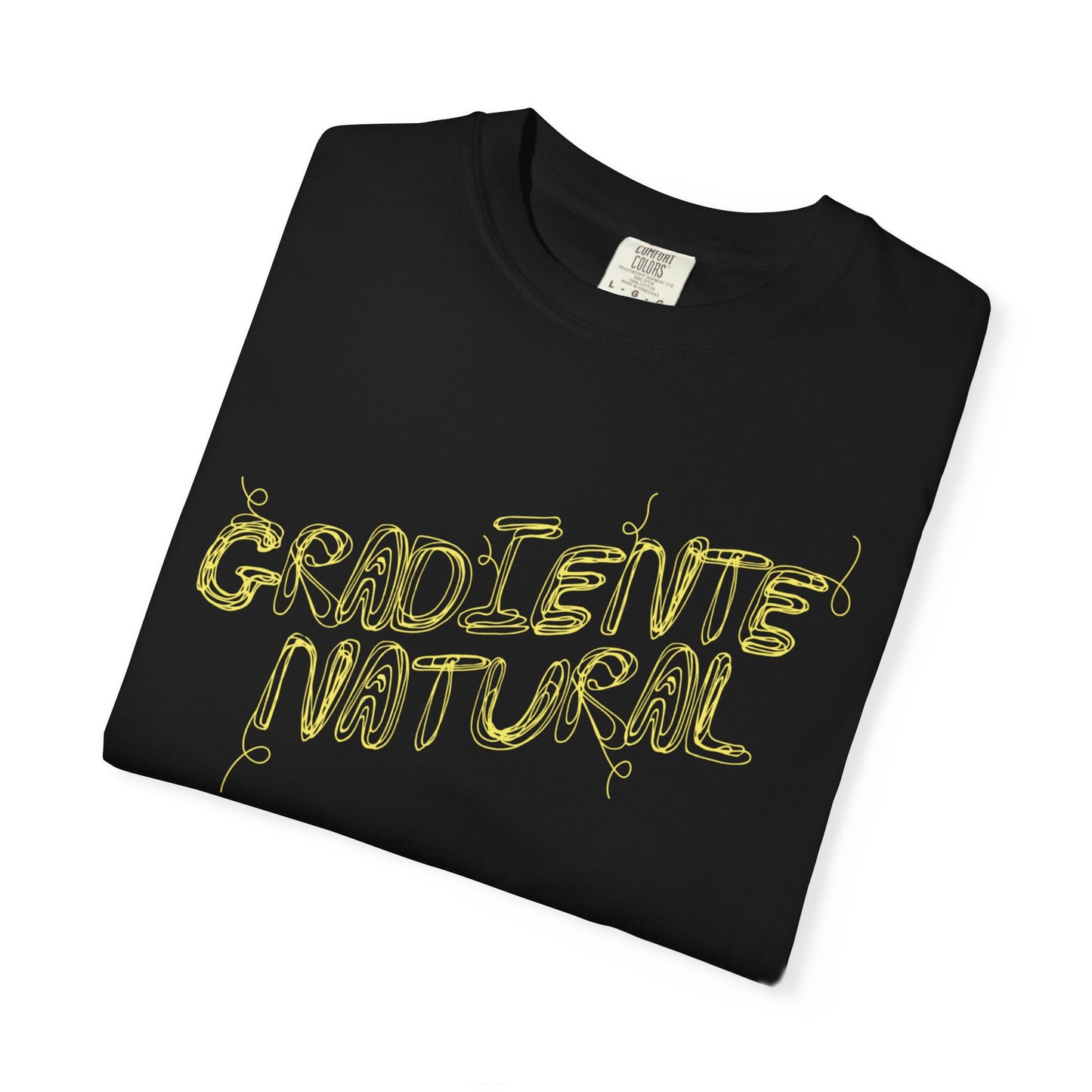 Gradient Natural Unisex Garment-Dyed T-shirt - Relaxed Fit for Everyday Wear