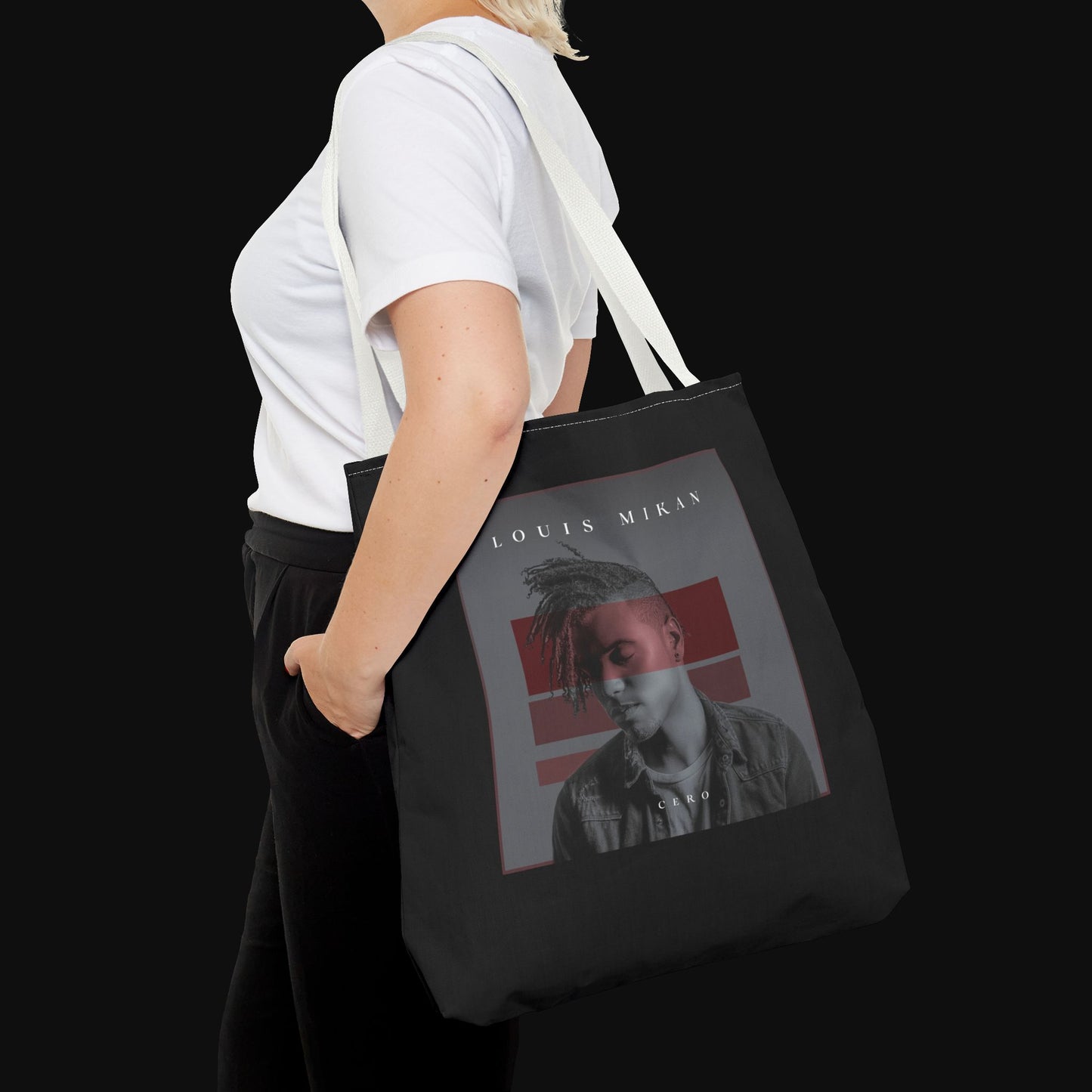 Stylish Louis Mikan - CERP - Tote Bag for Music Lovers