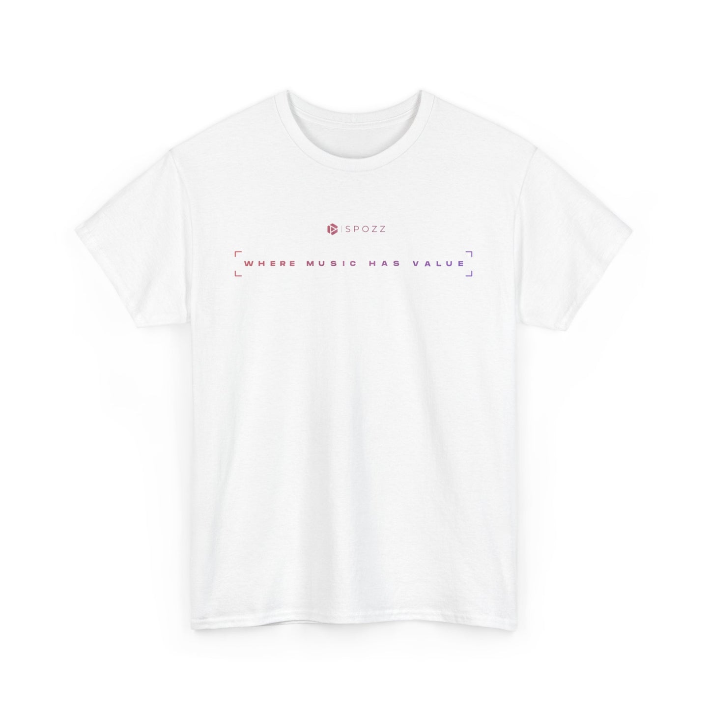 Spozz Official Merch ¨Where music has value¨ Unisex Heavy Cotton Tee - SPOZZ.club