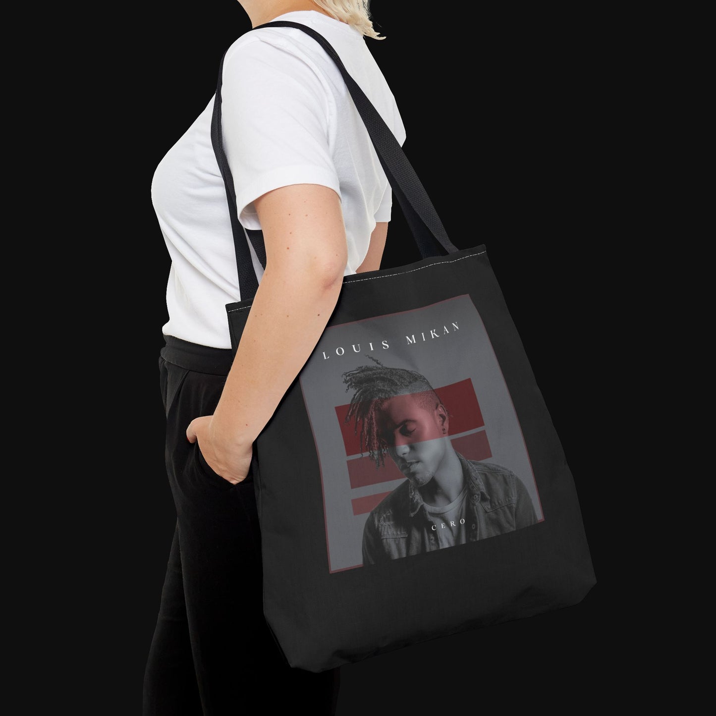 Stylish Louis Mikan - CERP - Tote Bag for Music Lovers