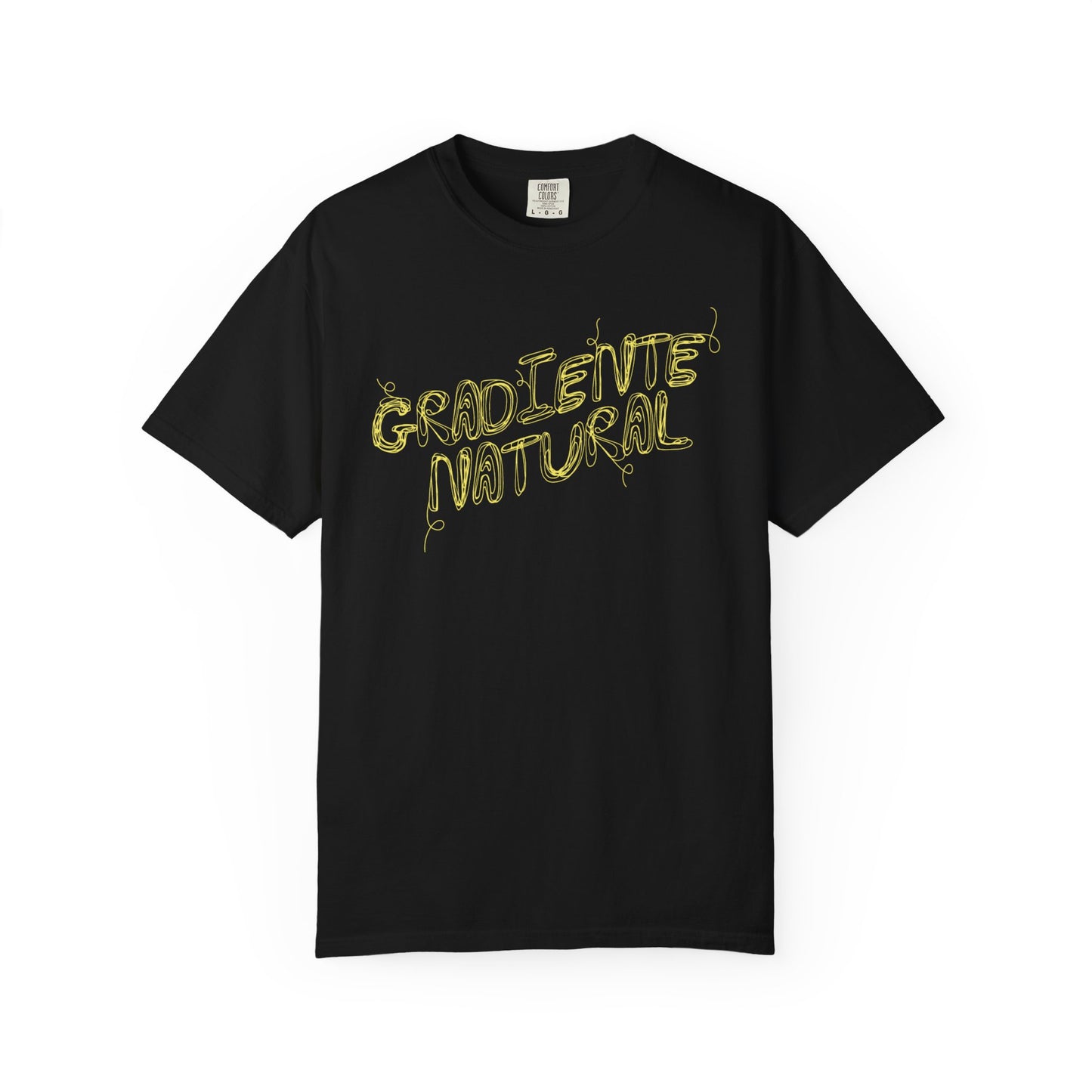 Gradient Natural Unisex Garment-Dyed T-shirt - Relaxed Fit for Everyday Wear