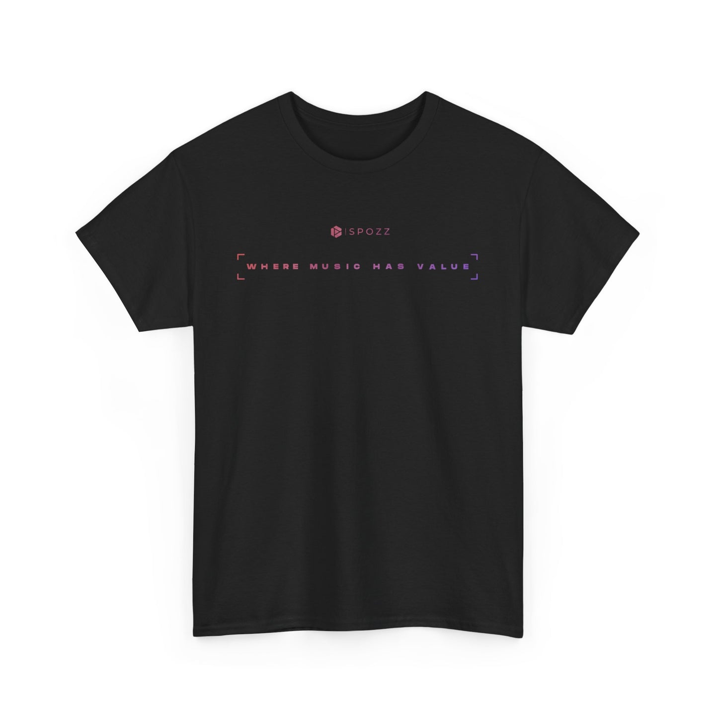 Spozz Official Merch ¨Where music has value¨ Unisex Heavy Cotton Tee - SPOZZ.club