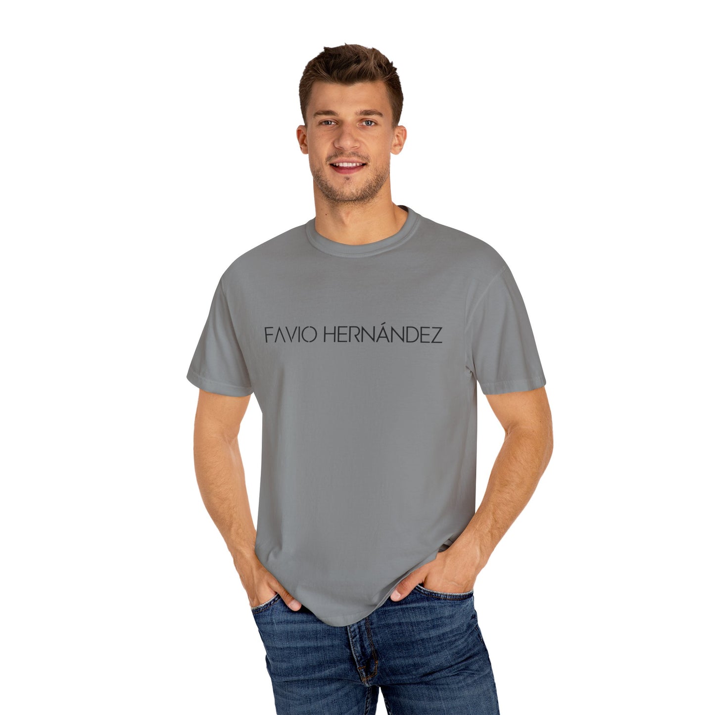 FAVIO HERNÁNDEZ Custom Unisex Garment-Dyed T-Shirt | Perfect for Casual Wear and Gifts