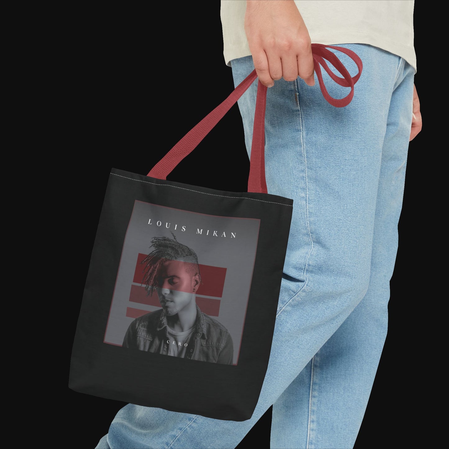 Stylish Louis Mikan - CERP - Tote Bag for Music Lovers
