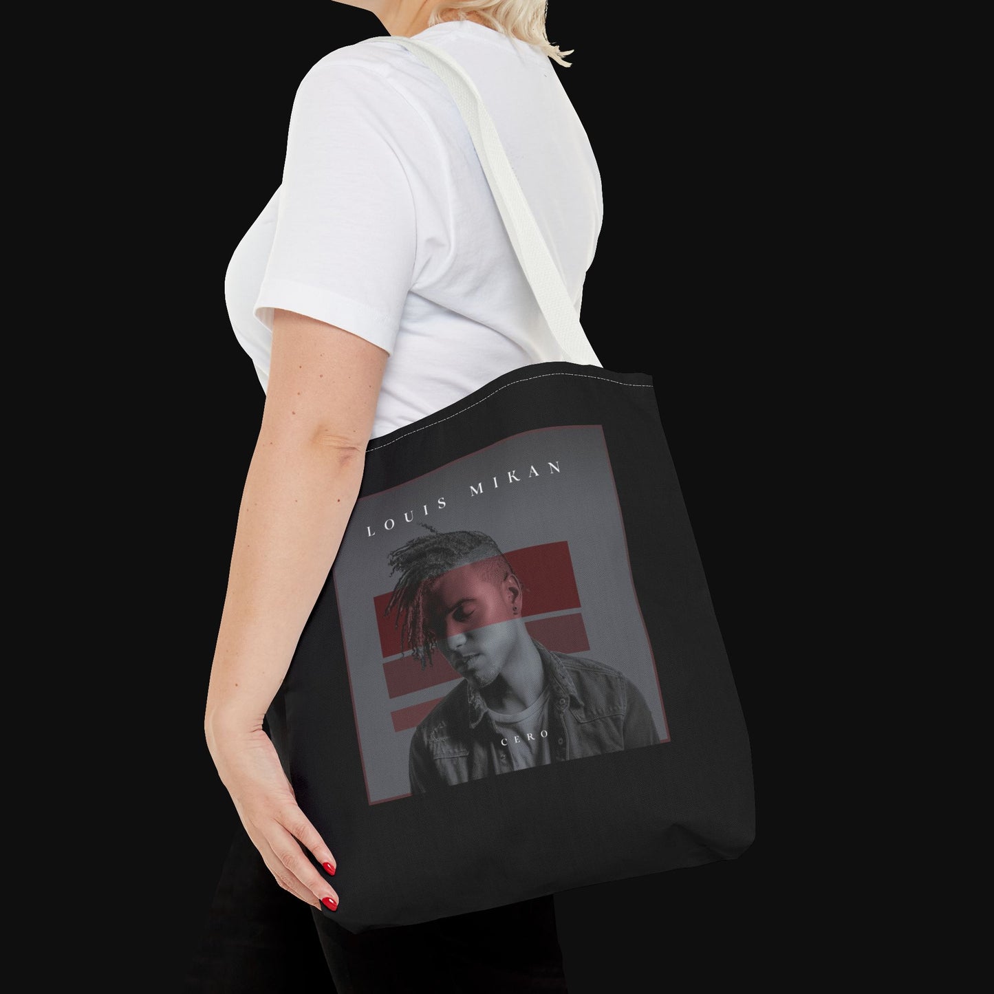 Stylish Louis Mikan - CERP - Tote Bag for Music Lovers