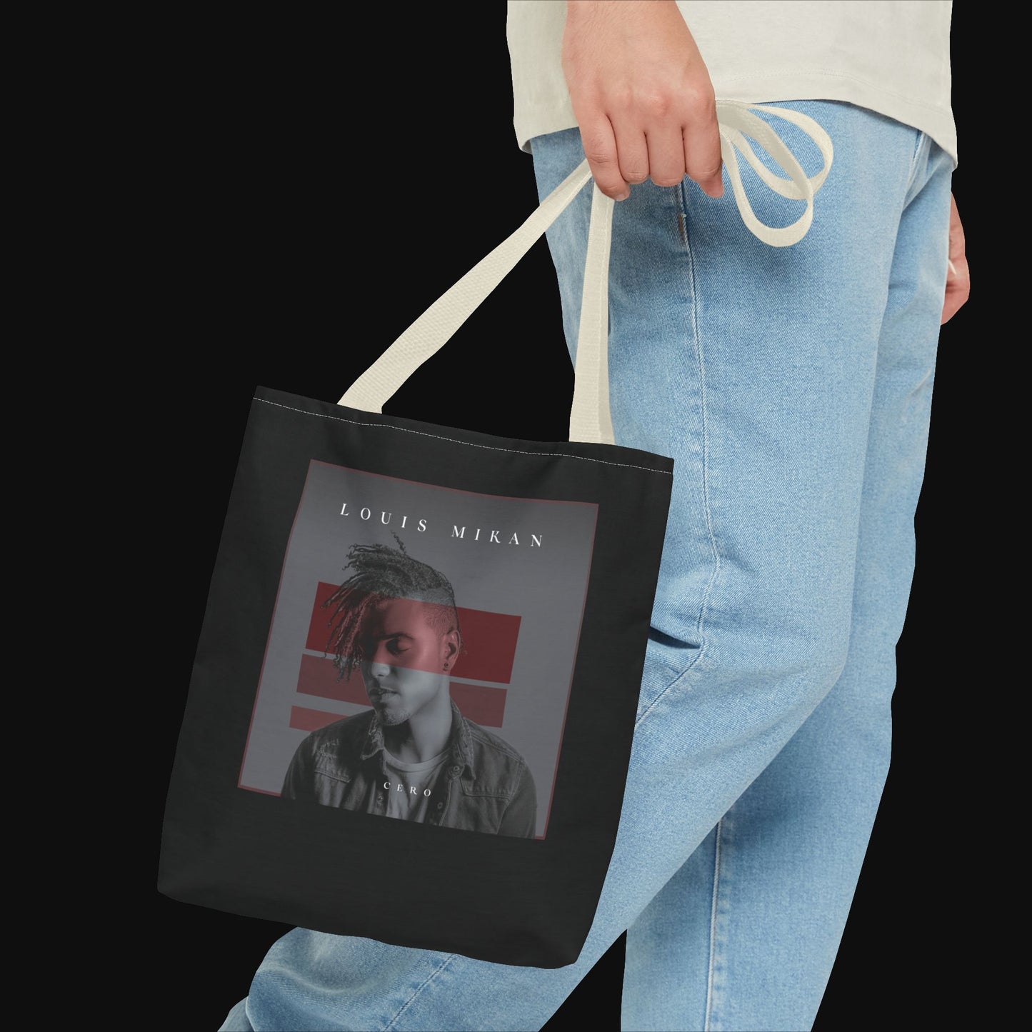 Stylish Louis Mikan - CERP - Tote Bag for Music Lovers
