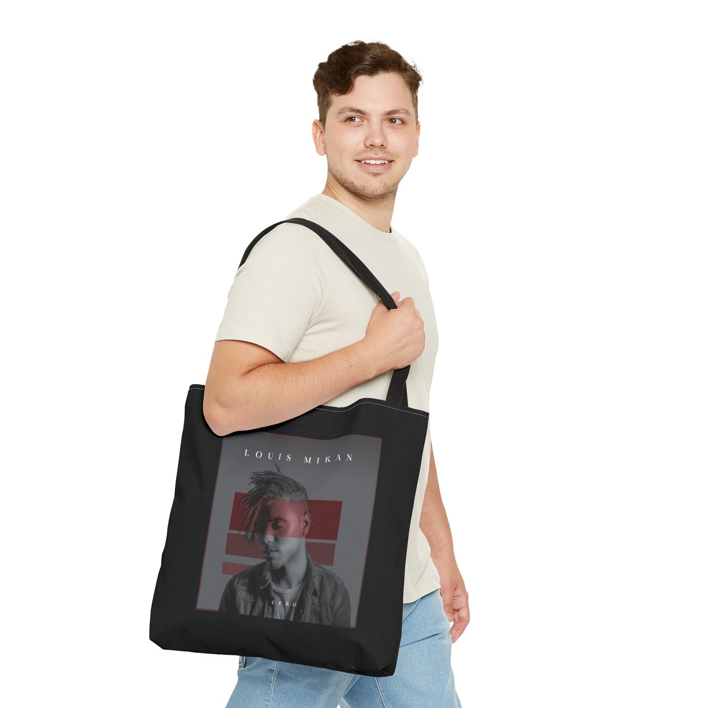 Stylish Louis Mikan - CERP - Tote Bag for Music Lovers