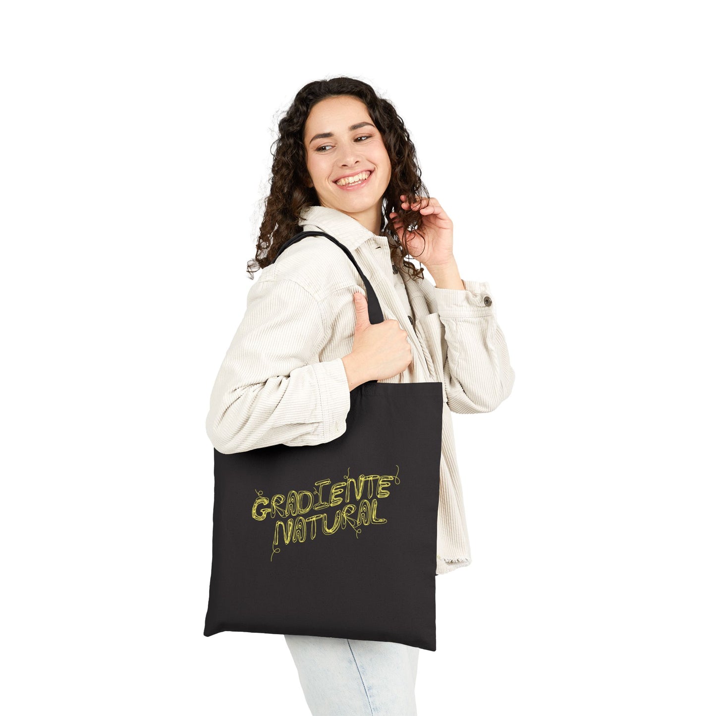 Gradiente Natural Cotton Canvas Tote Bag - Eco-Friendly Chic