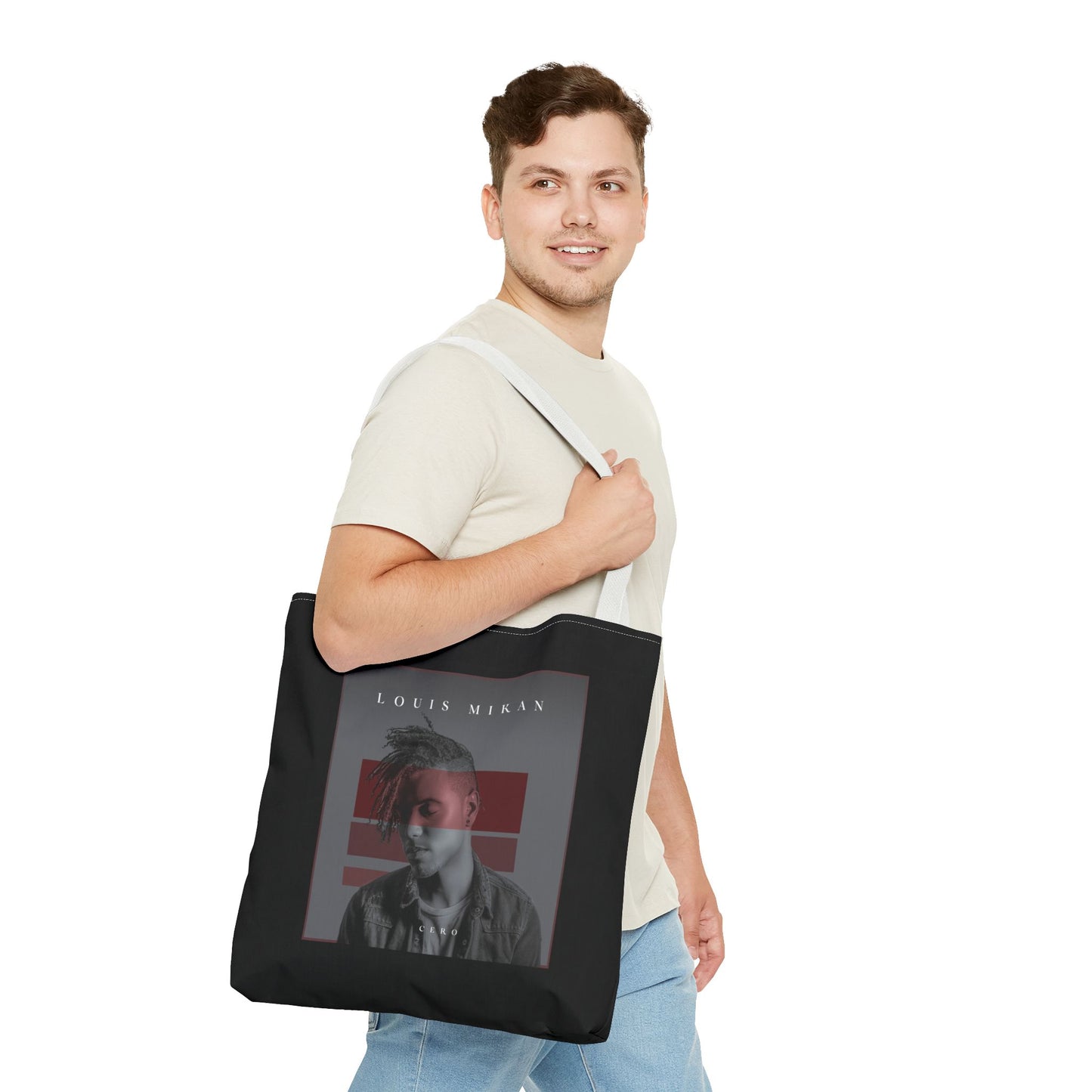 Stylish Louis Mikan - CERP - Tote Bag for Music Lovers