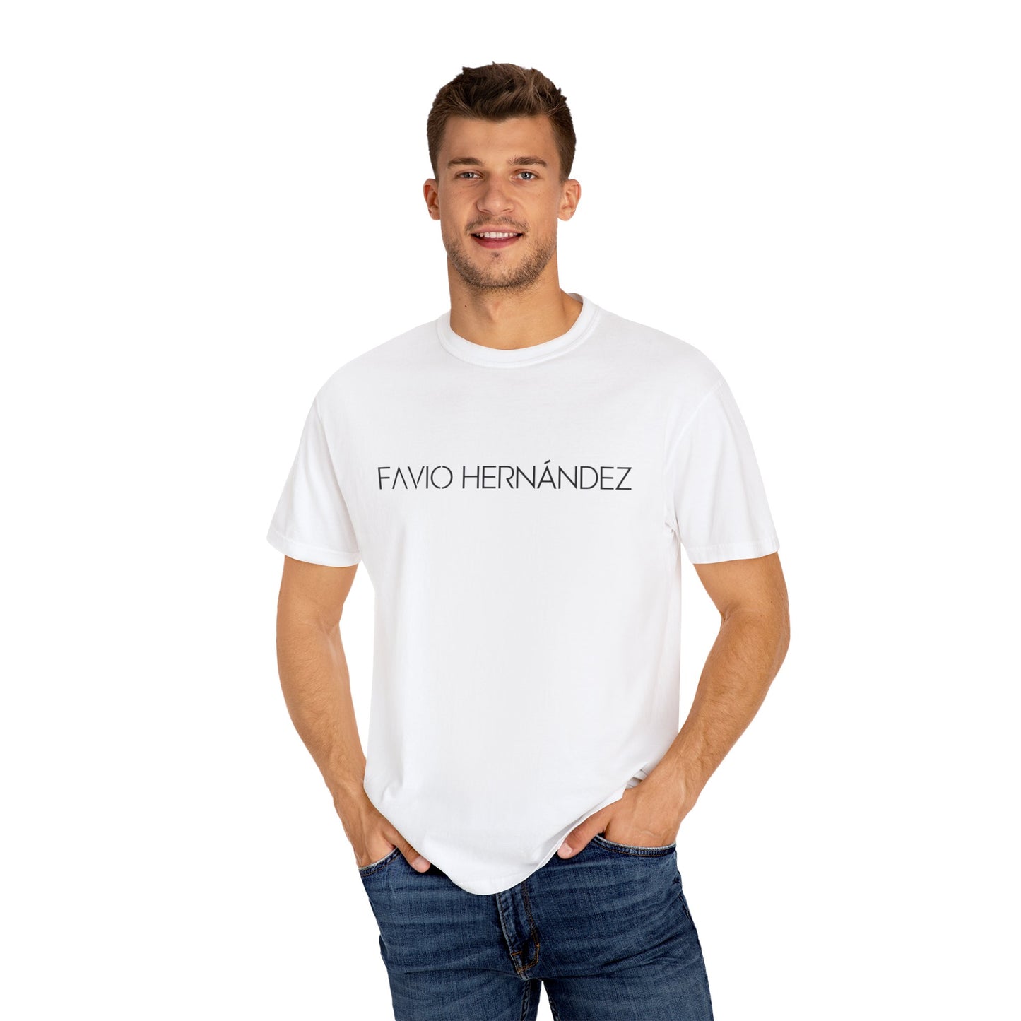 FAVIO HERNÁNDEZ Custom Unisex Garment-Dyed T-Shirt | Perfect for Casual Wear and Gifts