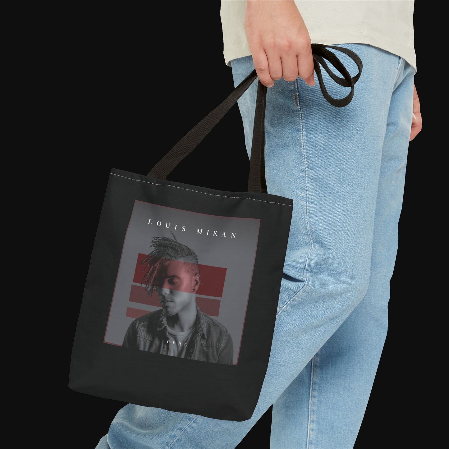 Stylish Louis Mikan - CERP - Tote Bag for Music Lovers