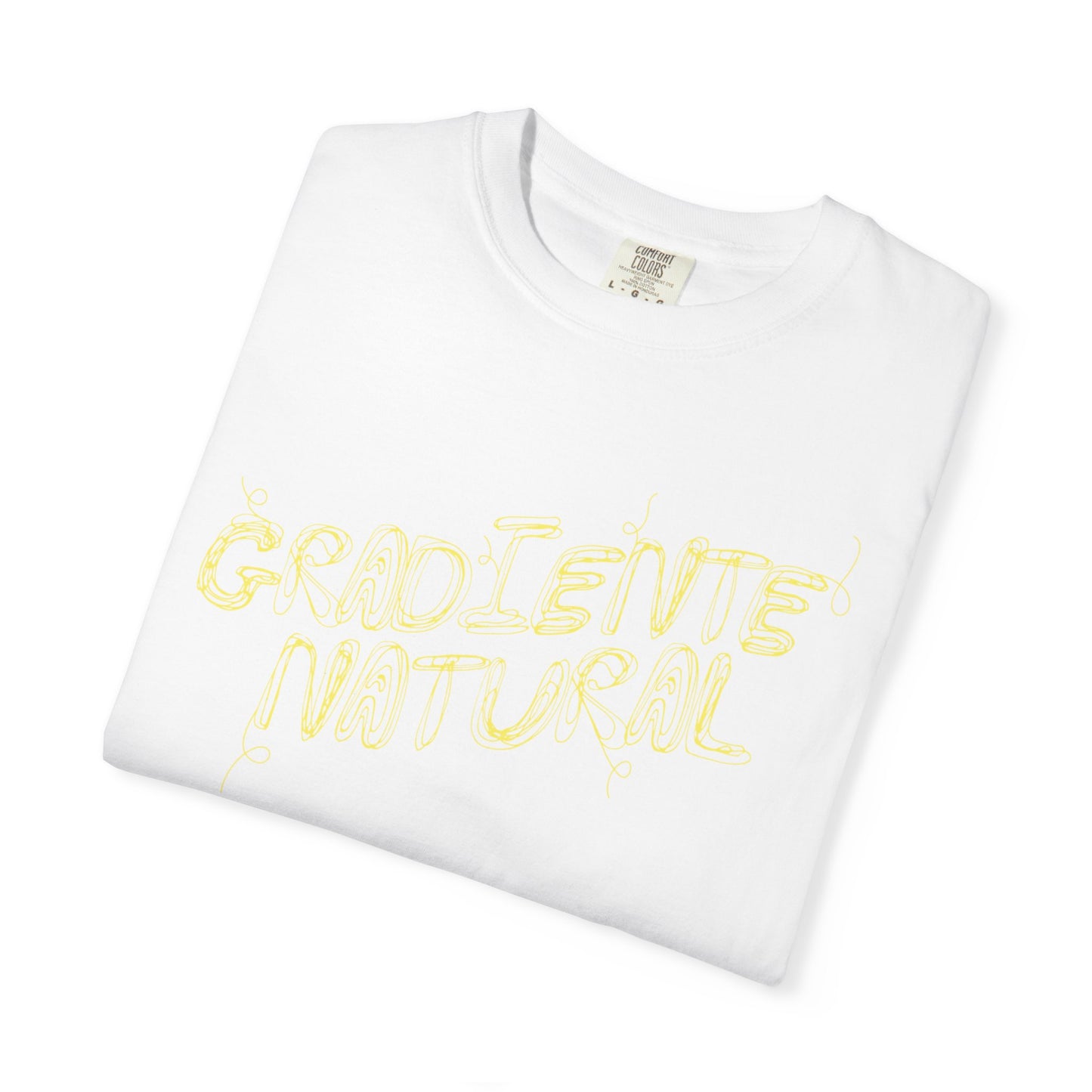 Gradient Natural Unisex Garment-Dyed T-shirt - Relaxed Fit for Everyday Wear