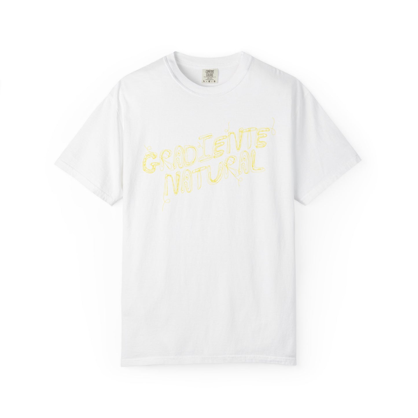 Gradient Natural Unisex Garment-Dyed T-shirt - Relaxed Fit for Everyday Wear