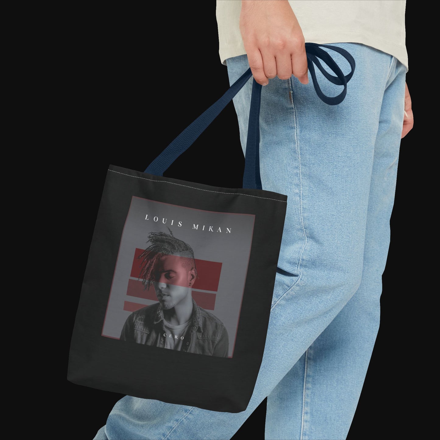 Stylish Louis Mikan - CERP - Tote Bag for Music Lovers