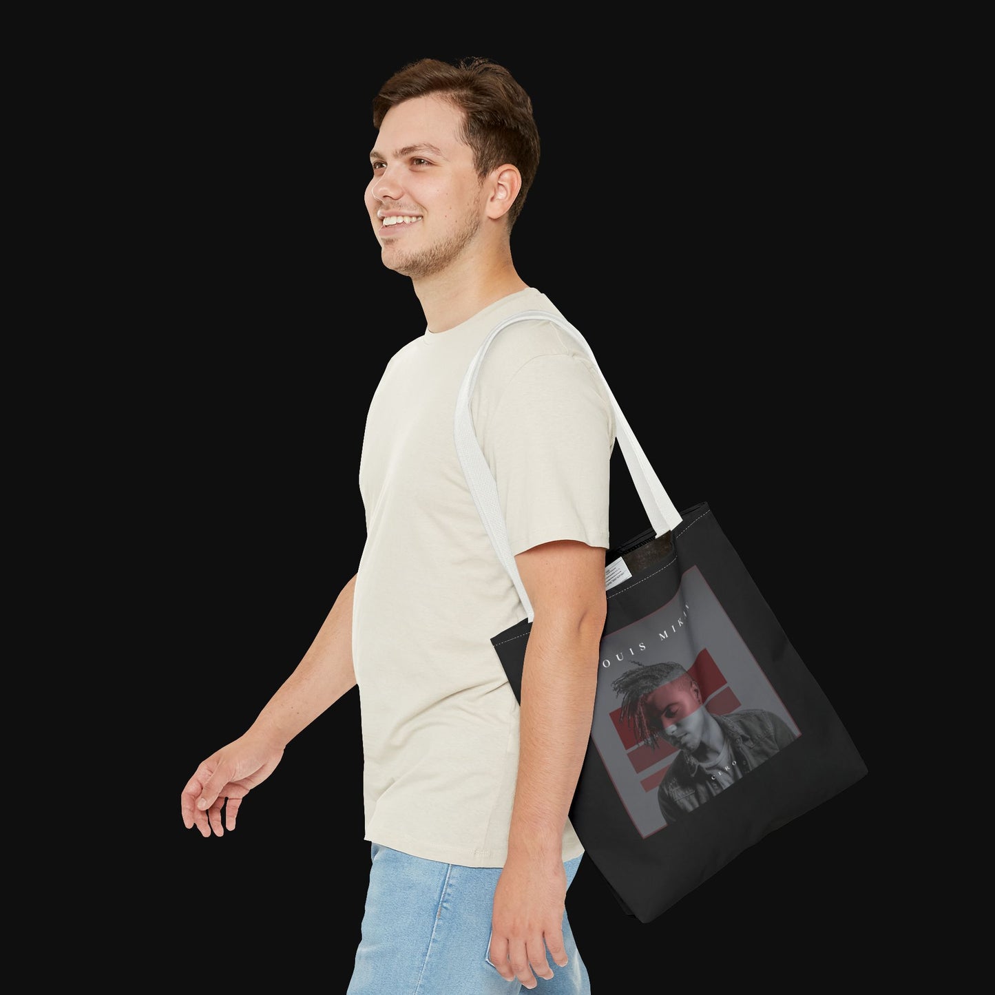 Stylish Louis Mikan - CERP - Tote Bag for Music Lovers