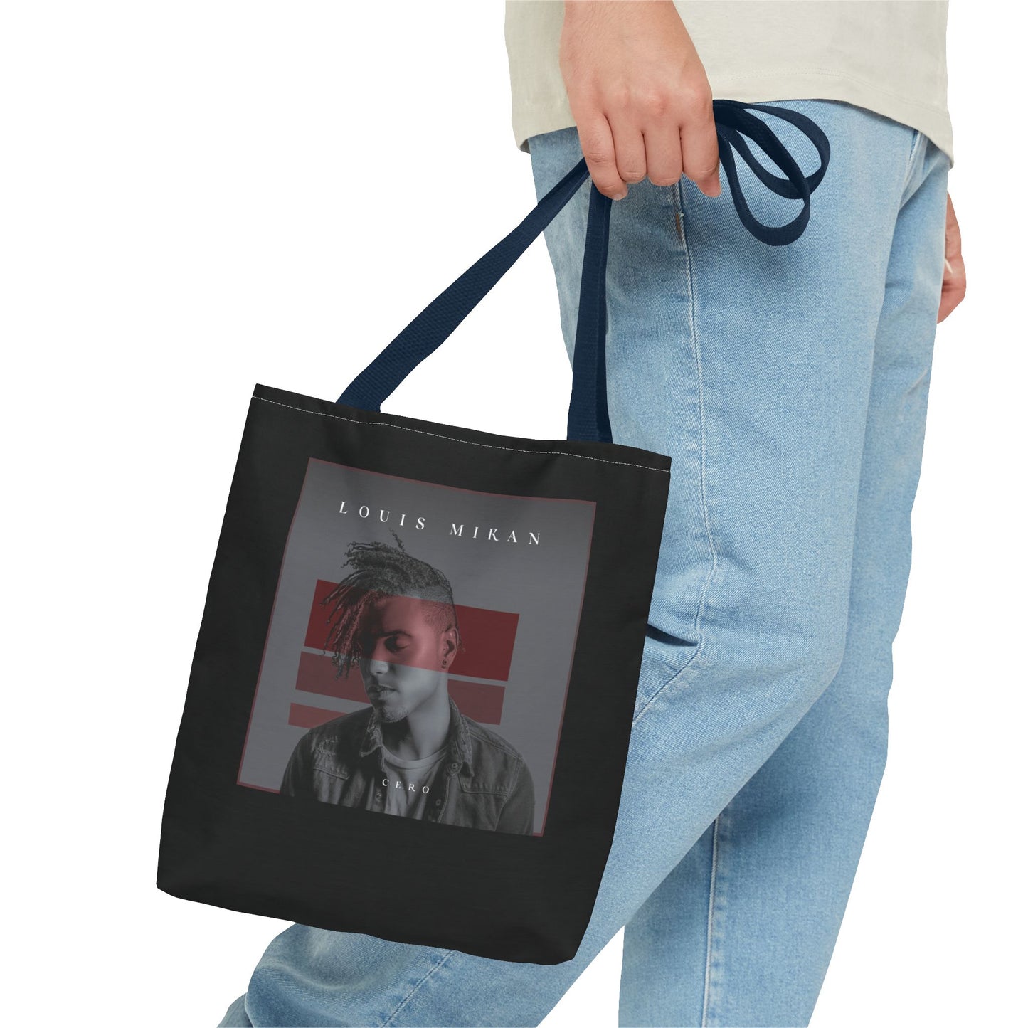Stylish Louis Mikan - CERP - Tote Bag for Music Lovers