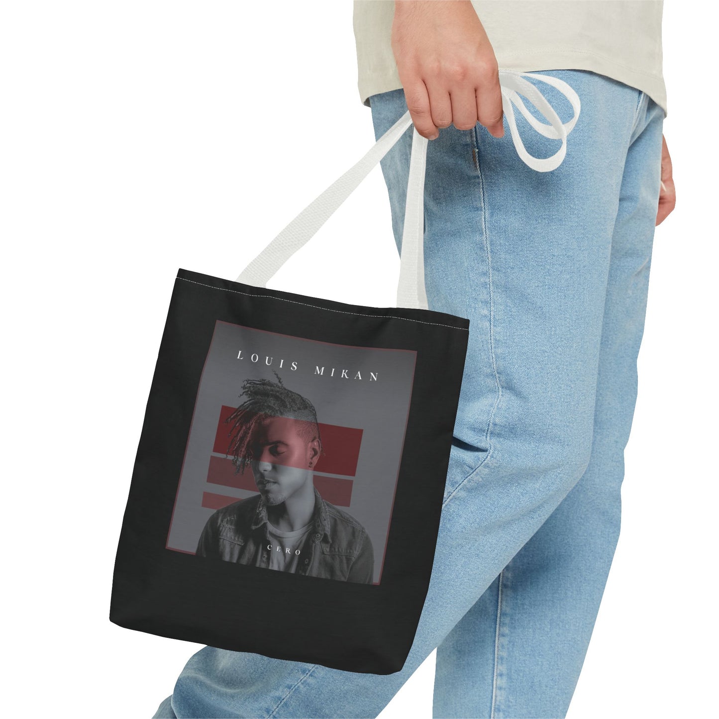 Stylish Louis Mikan - CERP - Tote Bag for Music Lovers