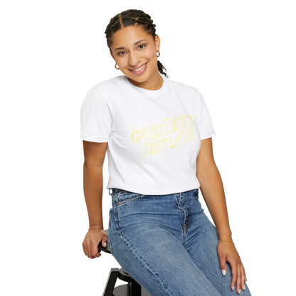Gradient Natural Unisex Garment-Dyed T-shirt - Relaxed Fit for Everyday Wear