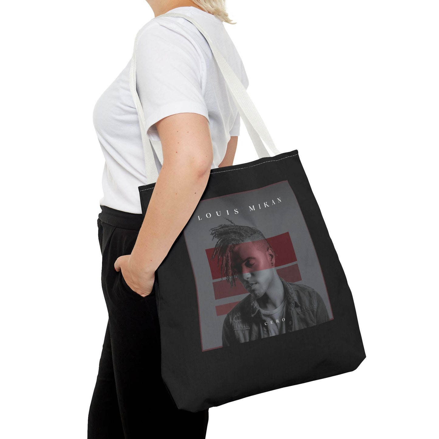 Stylish Louis Mikan - CERP - Tote Bag for Music Lovers