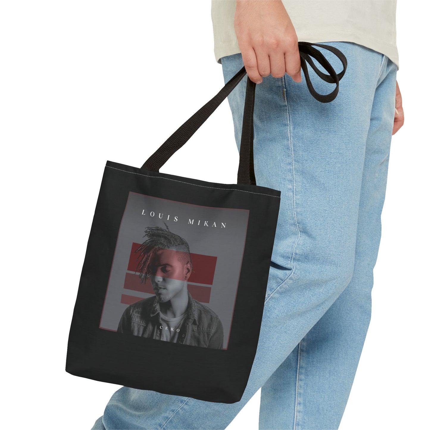Stylish Louis Mikan - CERP - Tote Bag for Music Lovers