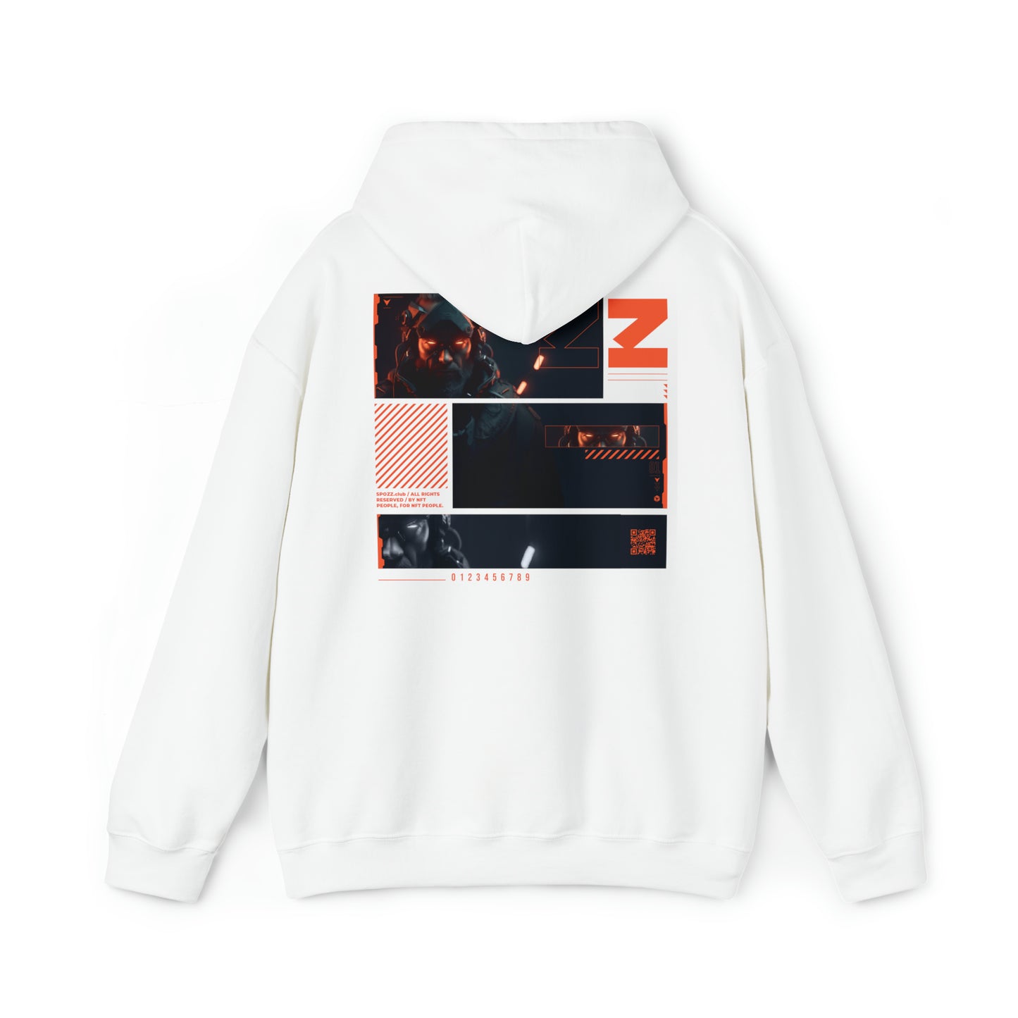Orange Earthling - Unisex Heavy Blend™ Hooded Sweatshirt - SPOZZ.club