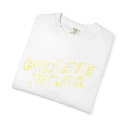 Gradient Natural Unisex Garment-Dyed T-shirt - Relaxed Fit for Everyday Wear