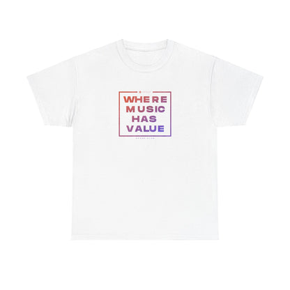 Spozz Official Merch ¨Where music has value¨ Unisex Heavy Cotton Tee